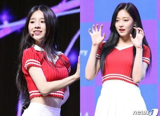 본문 이미지 - 이달의 소녀 희진&#40;왼쪽&#41;, 현진 ⓒ News1