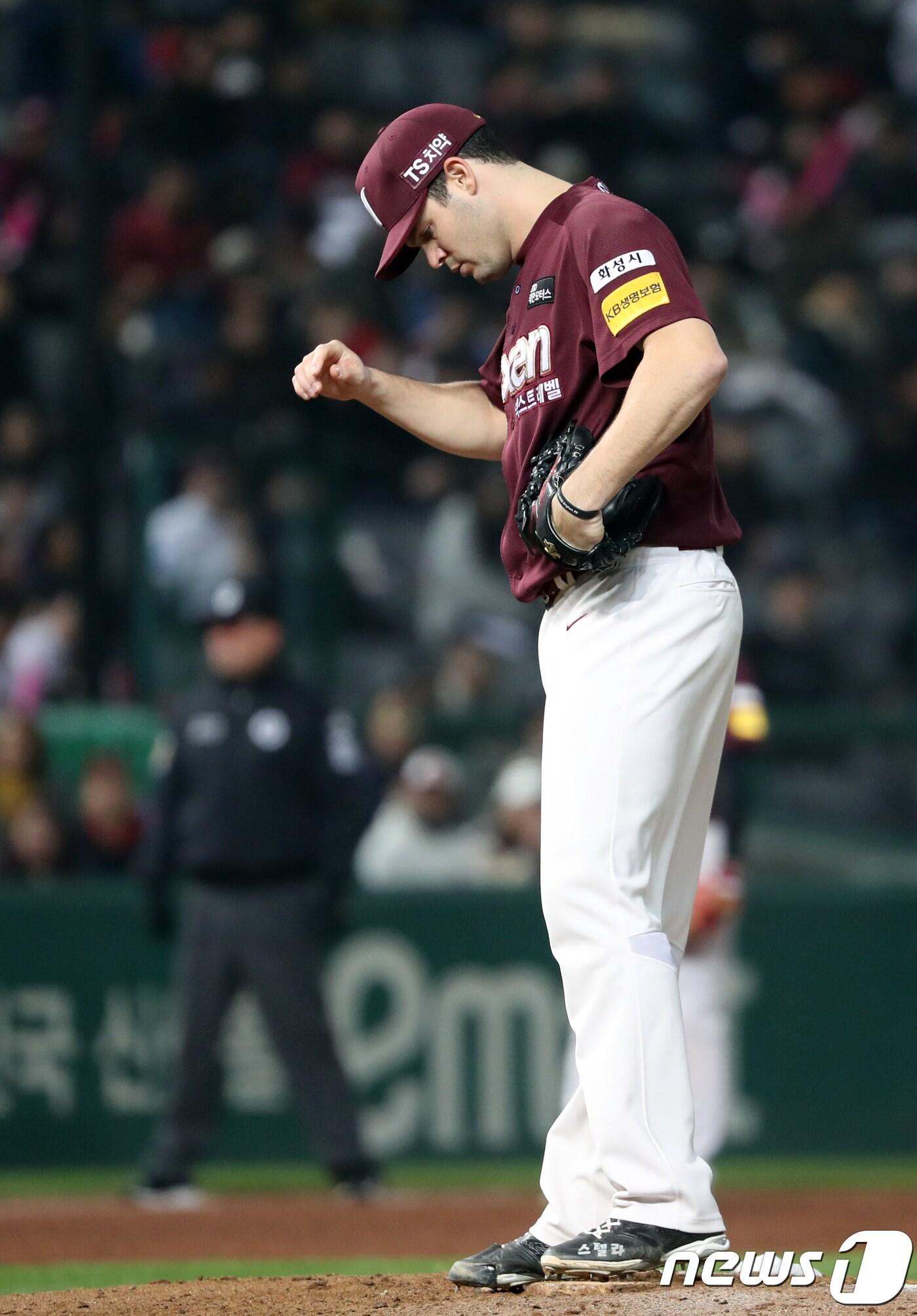 본문 이미지 - 키움 히어로즈 제이크 브리검. ⓒ News1 송원영 기자