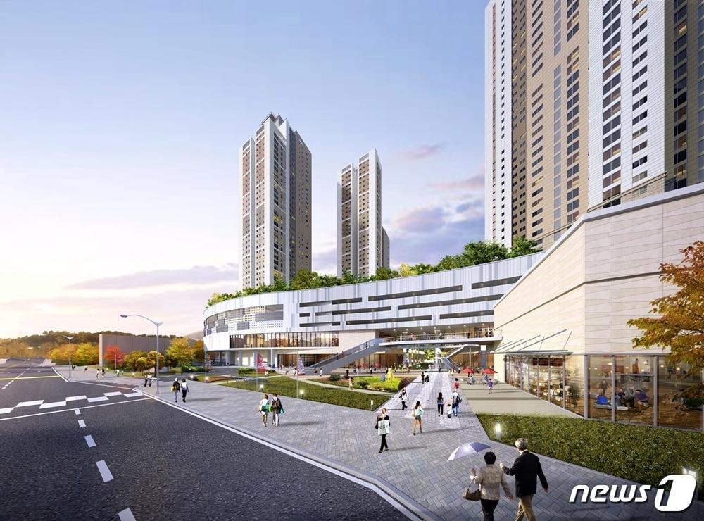 본문 이미지 - 고척IPARK 투시도(HDC현대산업개발 제공)ⓒ News1