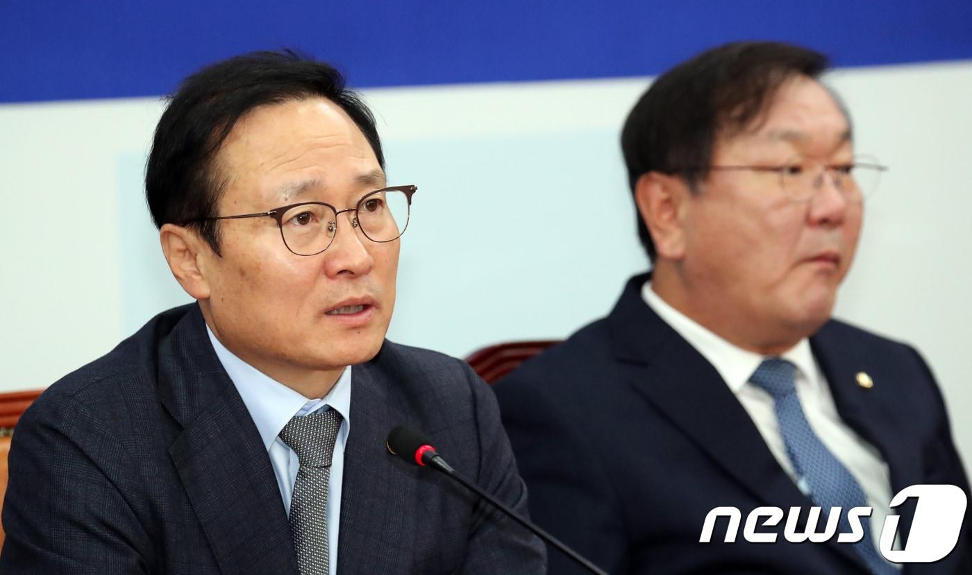 홍영표 더불어민주당 원내대표. ⓒ News1 김명섭 기자