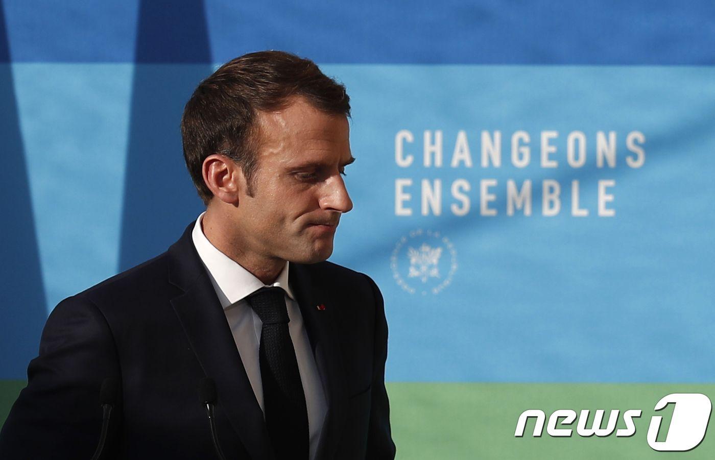 에마뉘엘 마크롱 프랑스 대통령<자료사진> ⓒ AFP=뉴스1