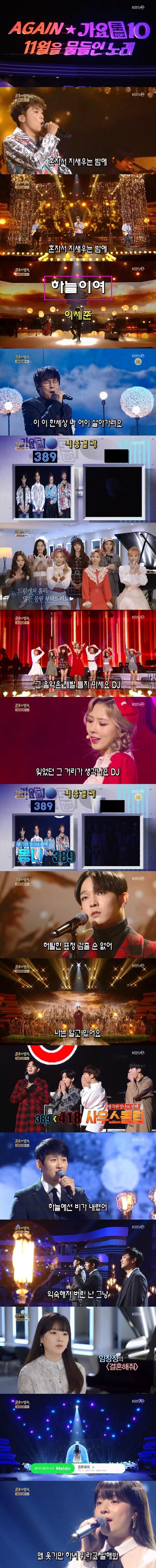 본문 이미지 - KBS 2TV '불후의 명곡' 방송 화면 캡처ⓒ News1