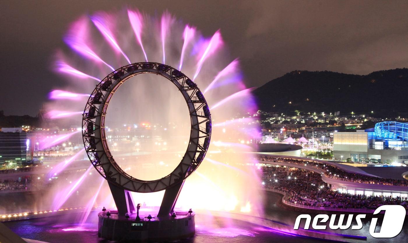 여수 엑스포 빅오쇼 모습.(전남도 제공)/뉴스1