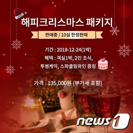 본문 이미지 - 해피크리스마스 패키지 상품 홍보 포스터(부산관광공사 제공)ⓒ News1