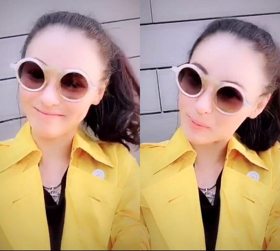 본문 이미지 - 장백지 웨이보 ⓒ News1