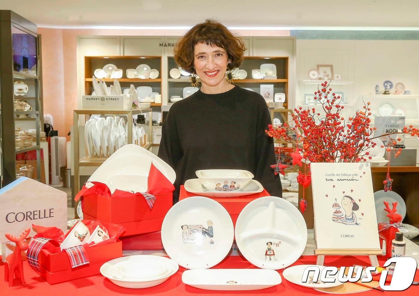 본문 이미지 - '행복을 그리는 화가'로 알려진 에바 알머슨(뉴스1 DB)