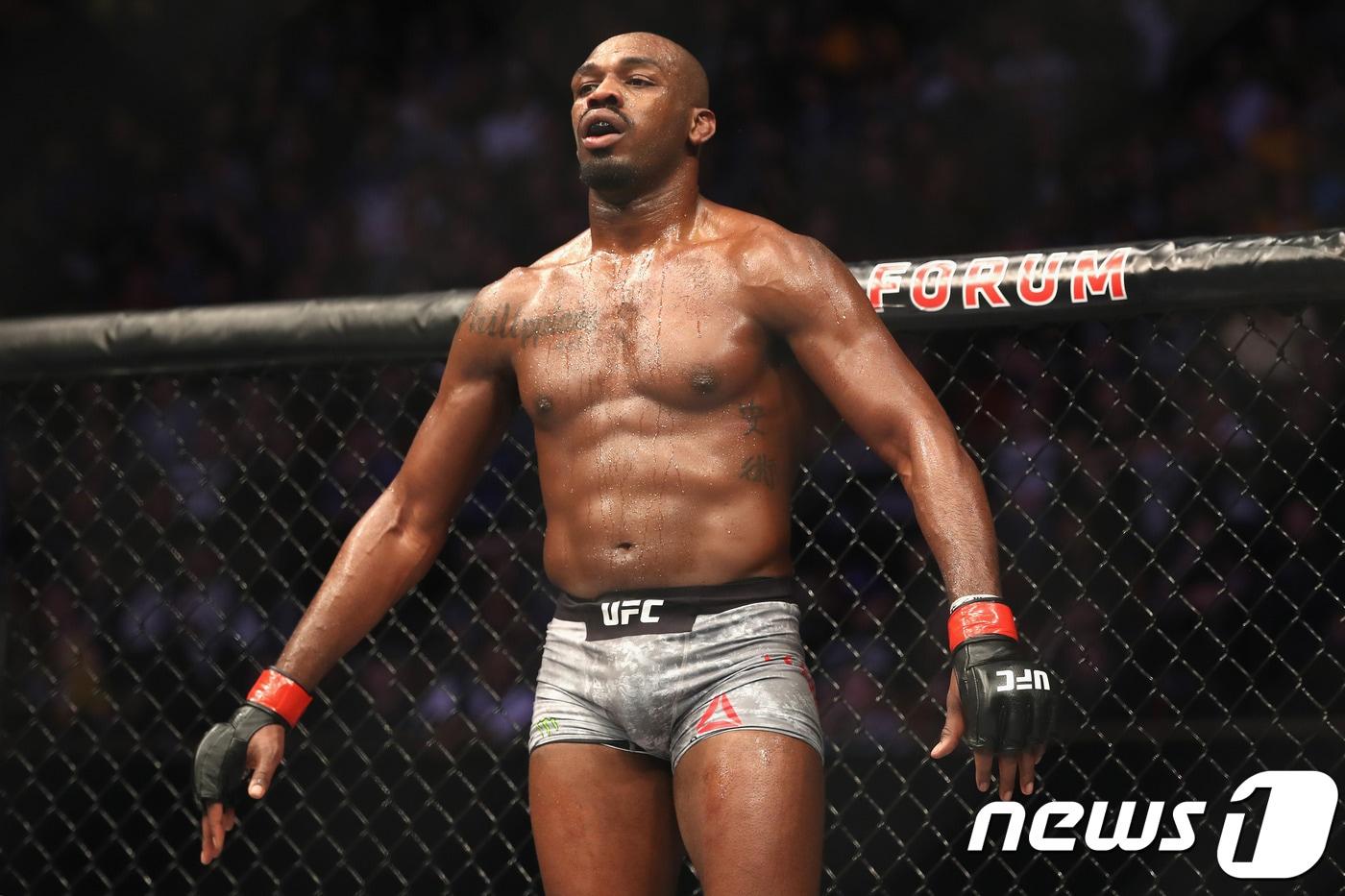 UFC 라이트헤비급 파이터 존 존스.ⓒ AFP=News1