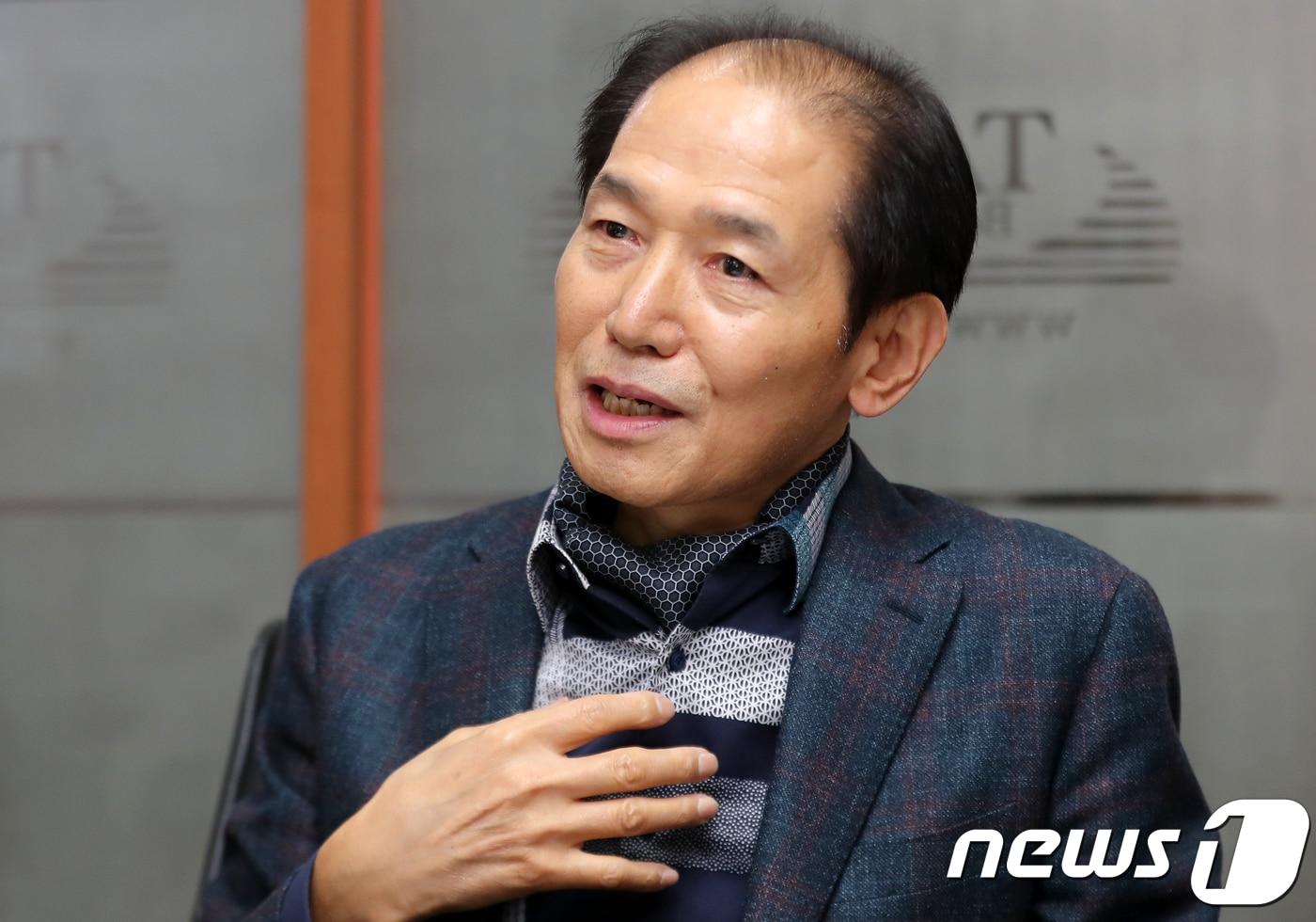 손동규 비에나래 대표가 6일 서울 서초구 비에나래 본사에서 뉴스1과 인터뷰하고 있다. 2018.12.6/뉴스1 ⓒ News1 구윤성 기자