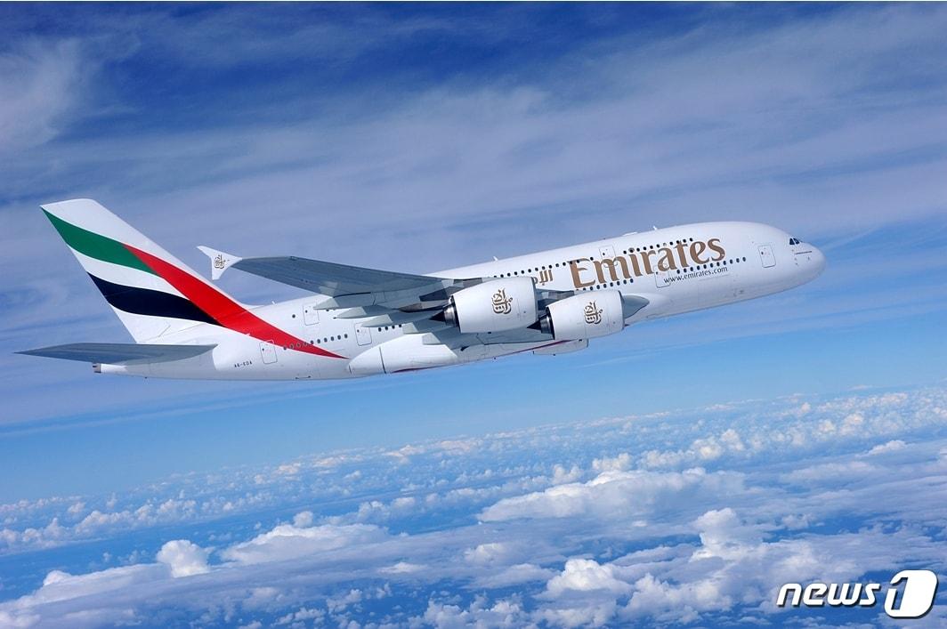 본문 이미지 - A380 항공기. 에미레이트항공 제공