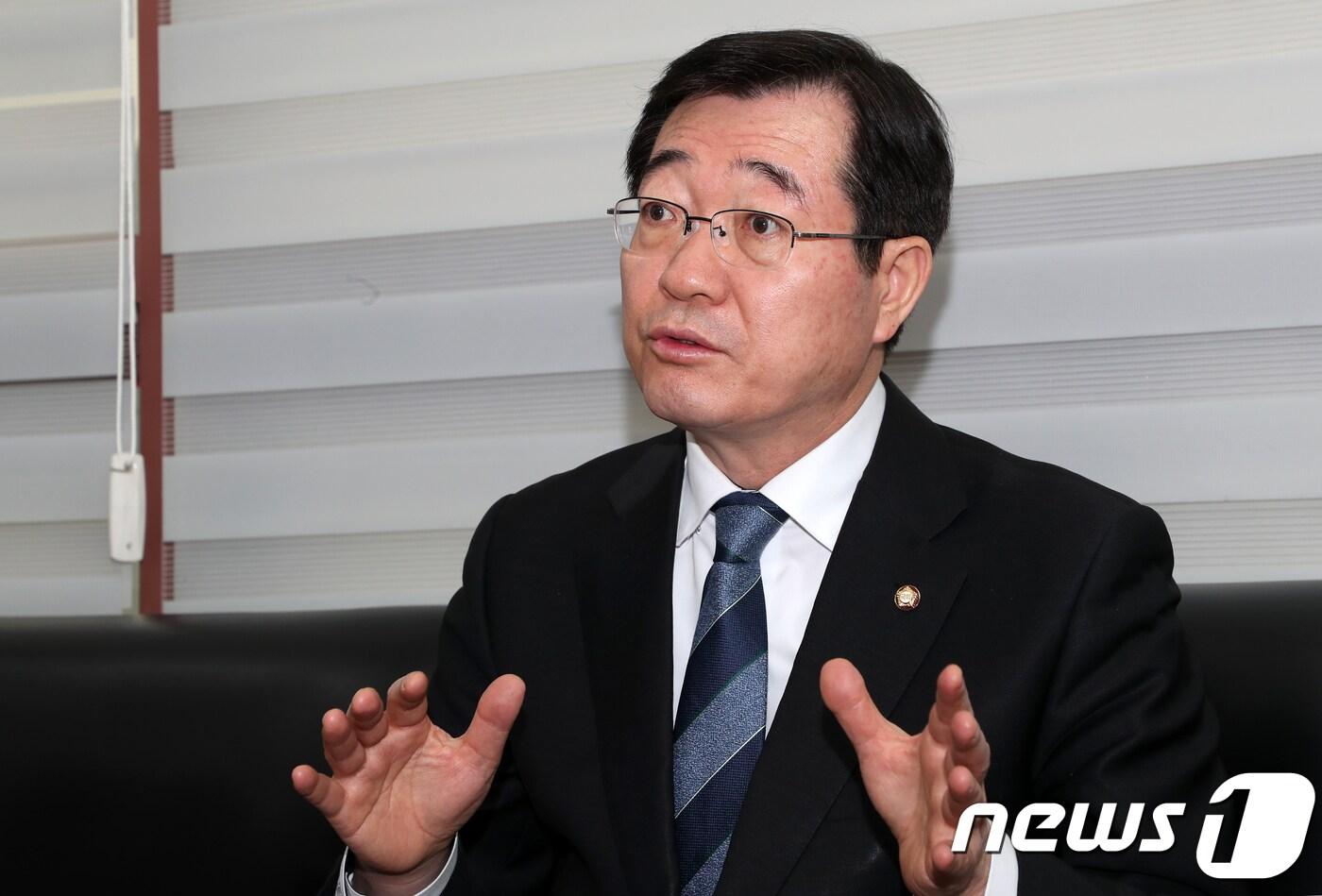 민홍철 더불어민주당 의원. 뉴스1 ⓒ News1 여주연 기자