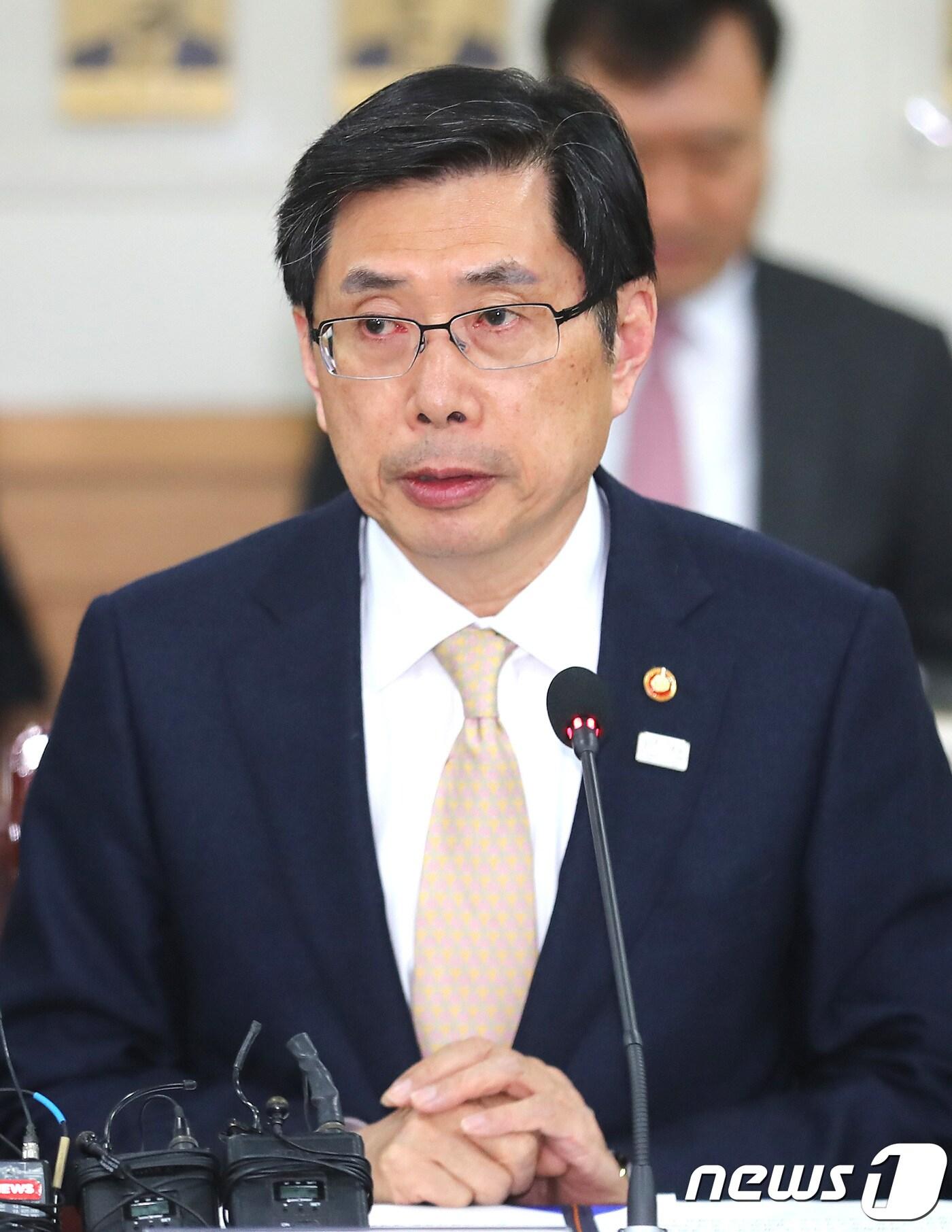 본문 이미지 - 박상기 법무부 장관. 2018.2.13/뉴스1 ⓒ News1 오장환 기자