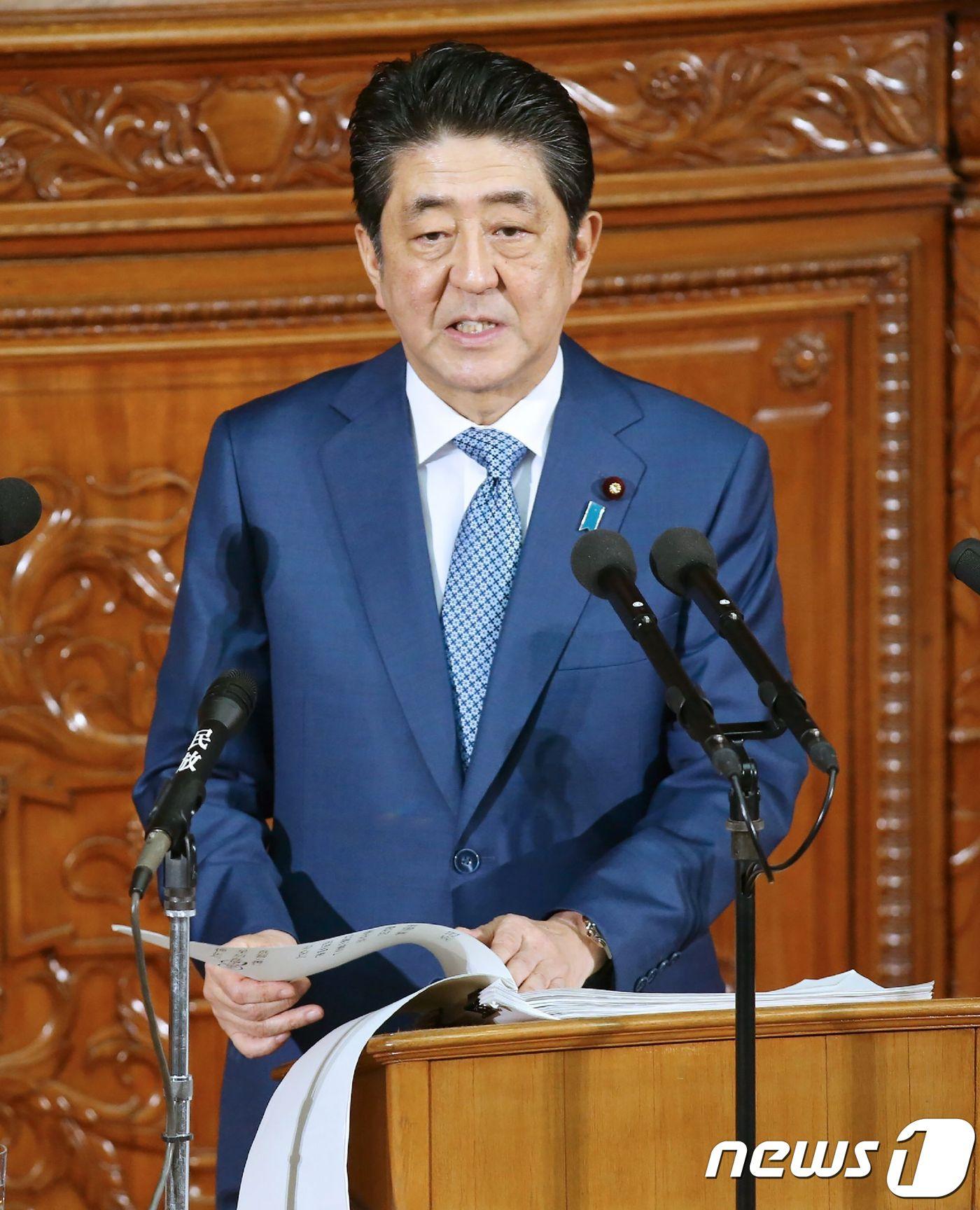 본문 이미지 - 아베 신조 일본 총리ⓒ AFP=뉴스1