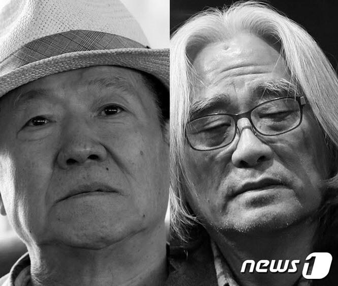 본문 이미지 - 성추행 논란에 휩싸인 오태석 극단 목화 대표(왼쪽)와 이윤택 전 연희단거리패 예술감독. ⓒ News1