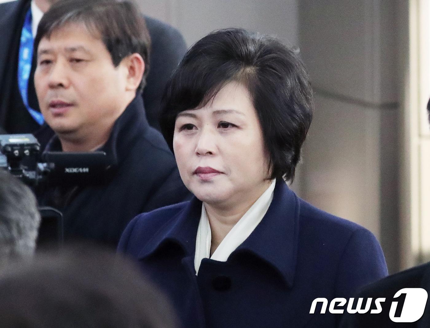 본문 이미지 - 김성혜 북한 통일전선부 통일전선책략실장. 2018.2.25/뉴스1 ⓒ News1 이재명 기자