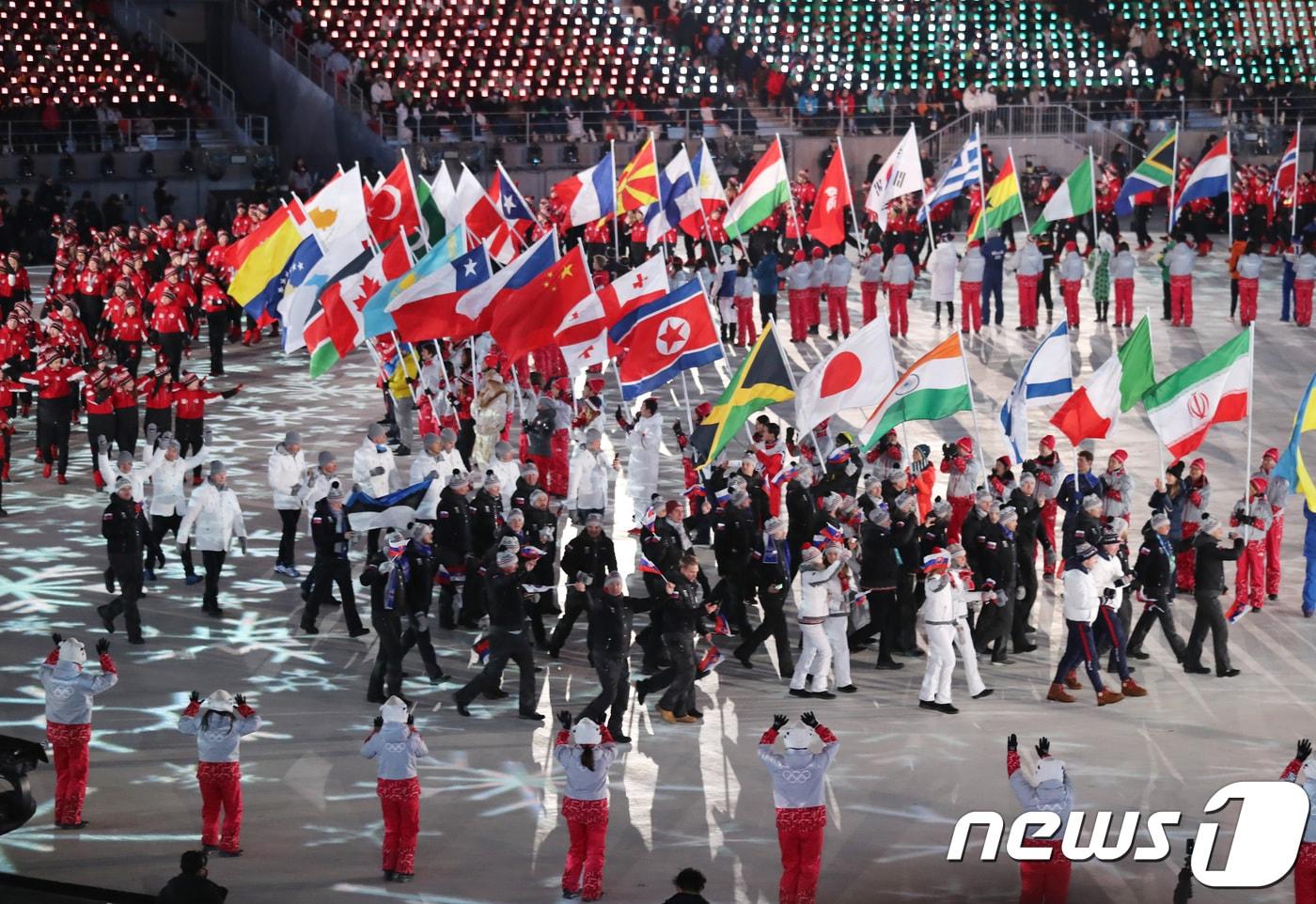 막을 내린 2018 평창동계올림픽./뉴스1 DB ⓒ News1 임세영 기자