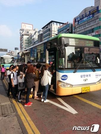 본문 이미지 - 천안 시내버스 모습.ⓒ News1