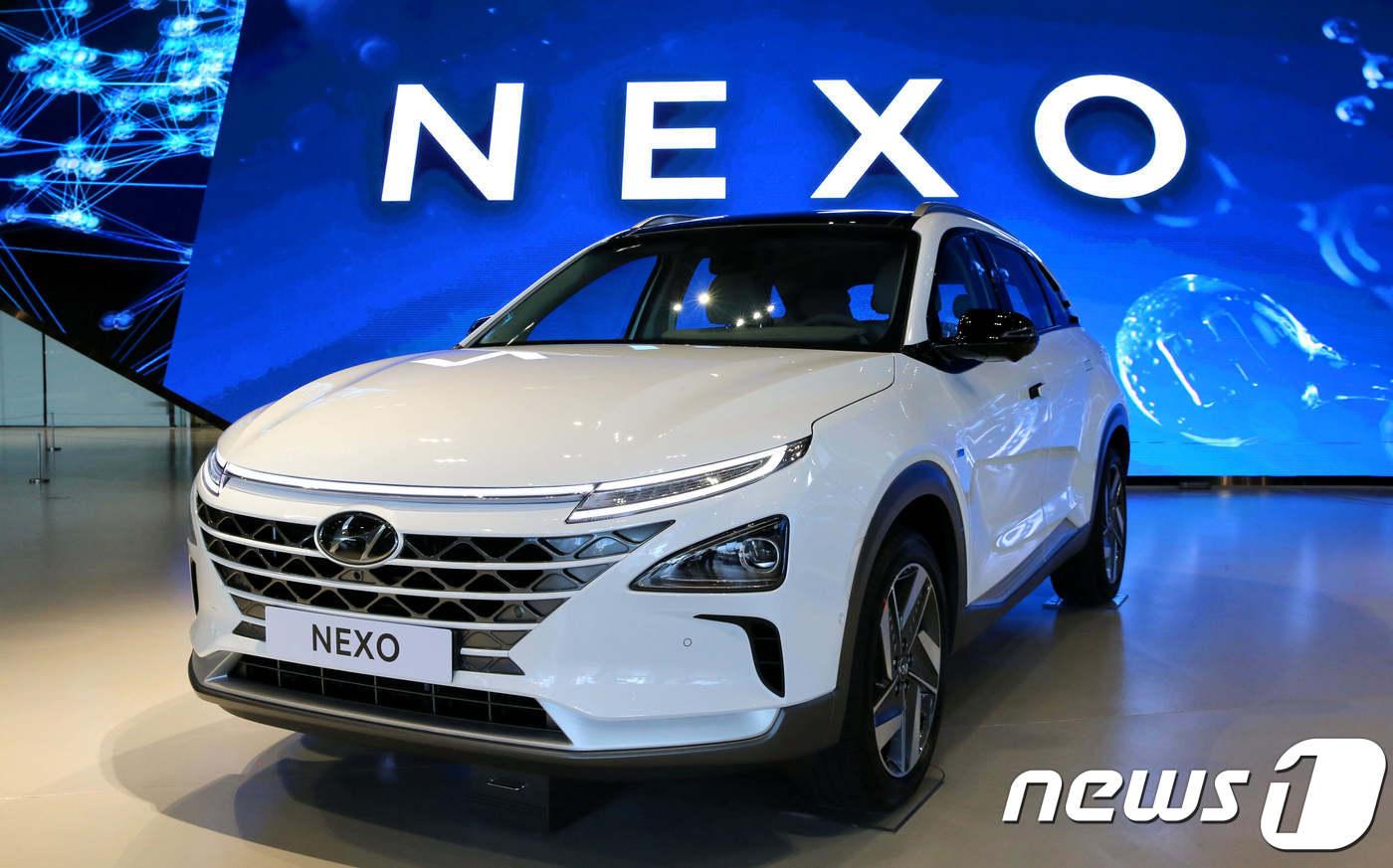 본문 이미지 - 현대자동차의 차세대 수소전기차 ‘넥쏘(NEXO)’. (현대자동차 제공) 2018.2.5/뉴스1