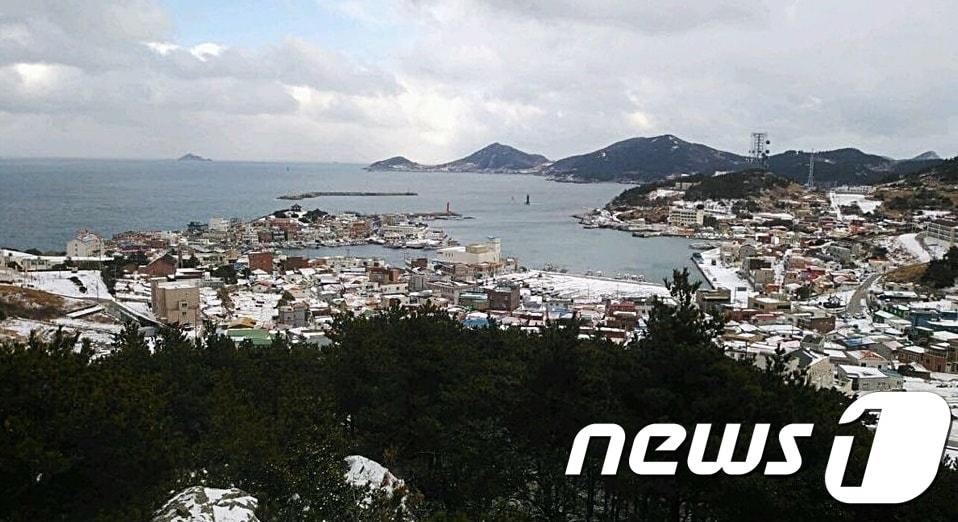 본문 이미지 - 눈 내린 추자도.ⓒ News1 DB