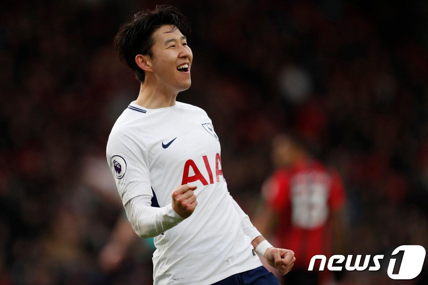 토트넘 공격수 손흥민(26). ⓒ AFP=News1