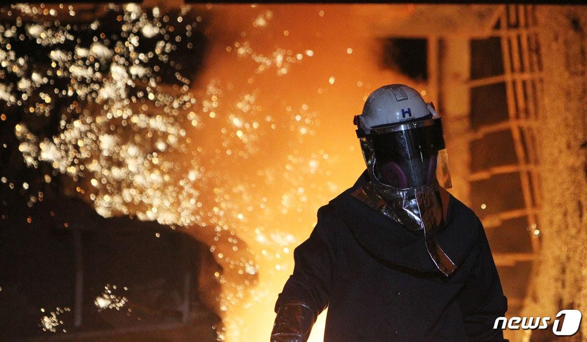 본문 이미지 - 현대제철 당진공장 고로 모습ⓒ News1