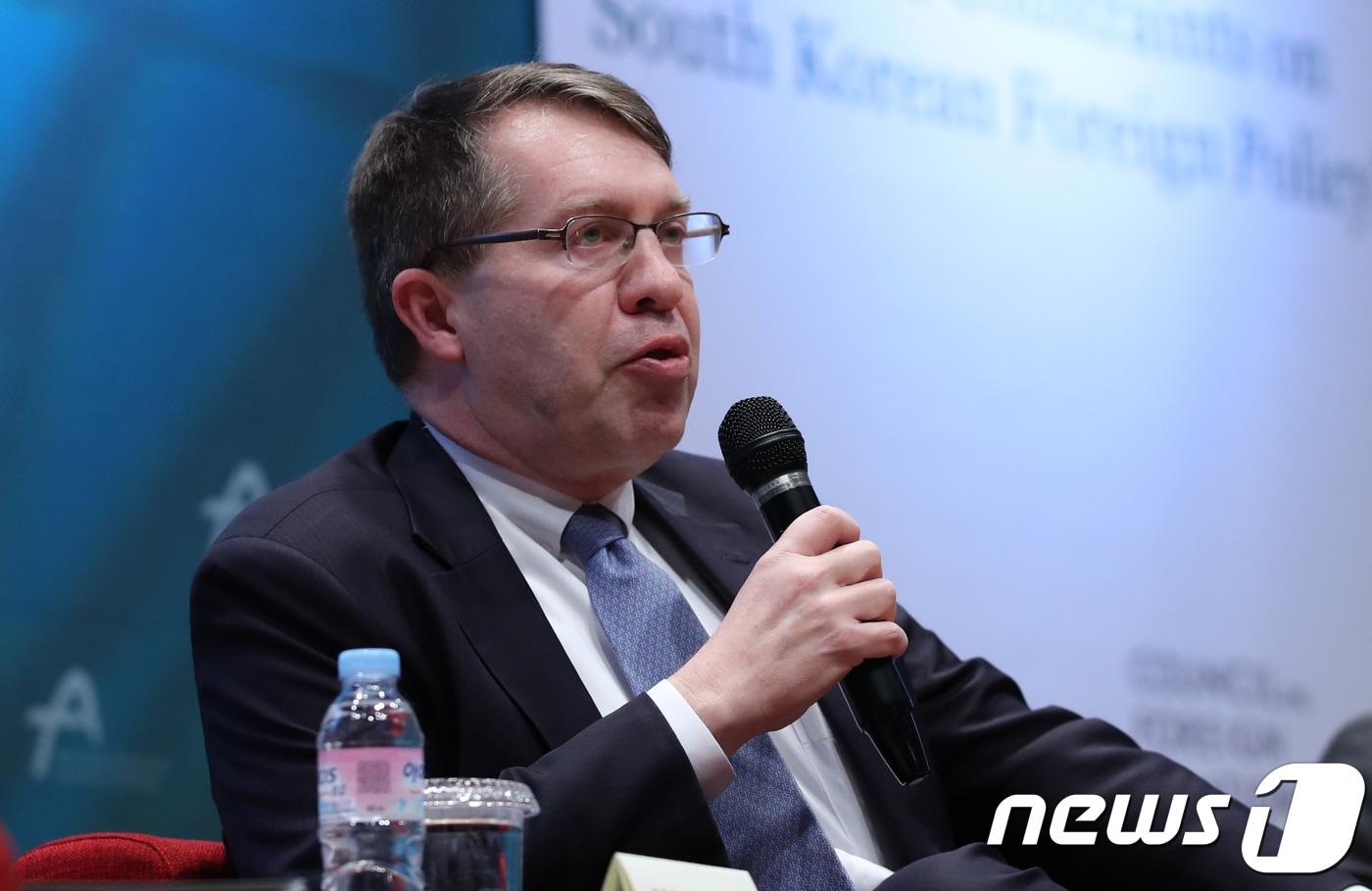 본문 이미지 - 스콧 스나이더 미국외교협회 선임연구원. 2018.3.19/뉴스1 ⓒ News1 박지혜 기자