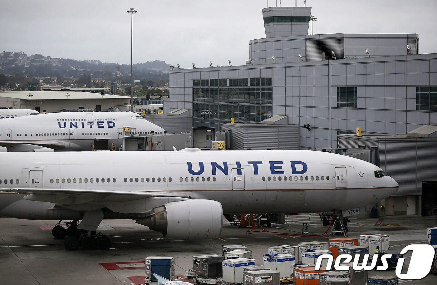 유나이티드 항공기. ⓒ AFP=뉴스1