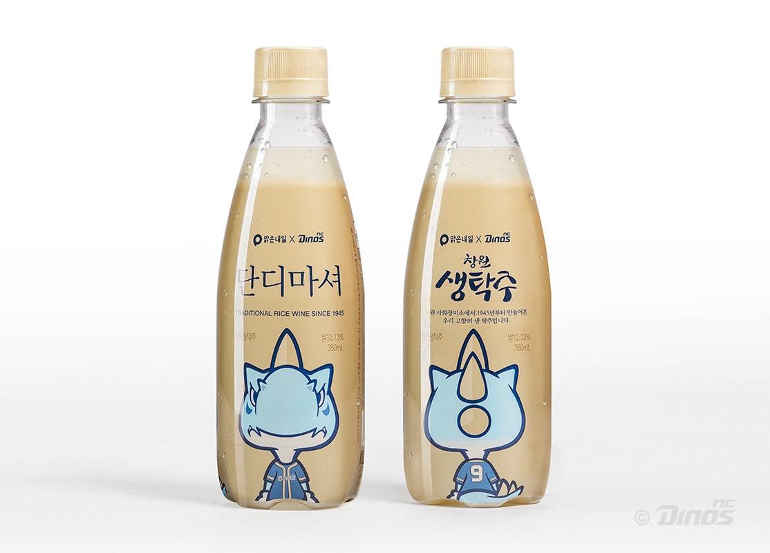 본문 이미지 - NC 다이노스가 전통 막걸리 제조업체와 손잡고 출시한 '단디마셔'. (NC 다이노스 제공). ⓒ News1