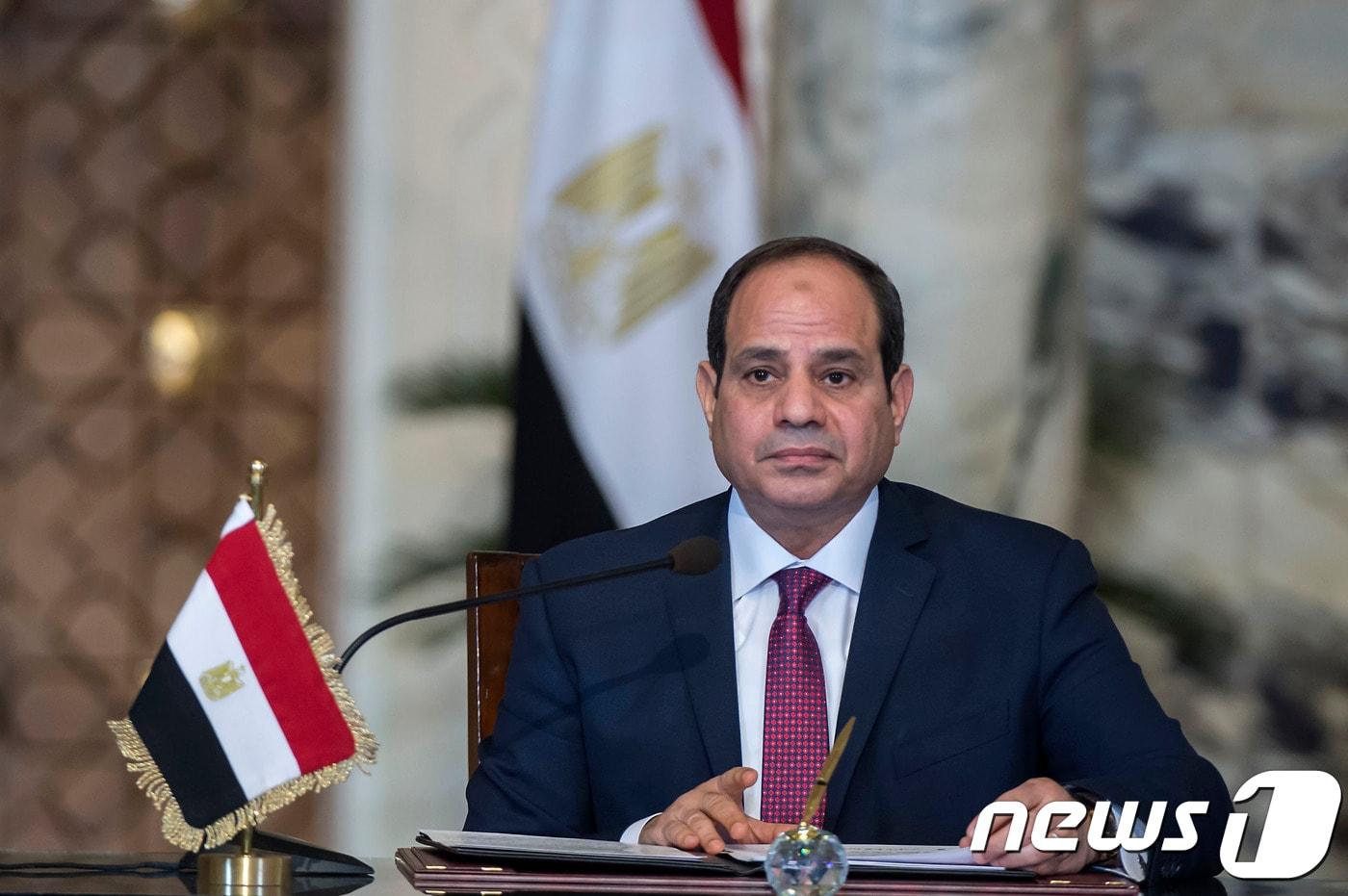 본문 이미지 - 압델 파타 알 시시 이집트 대통령. <자료사진> ⓒ AFP=뉴스1