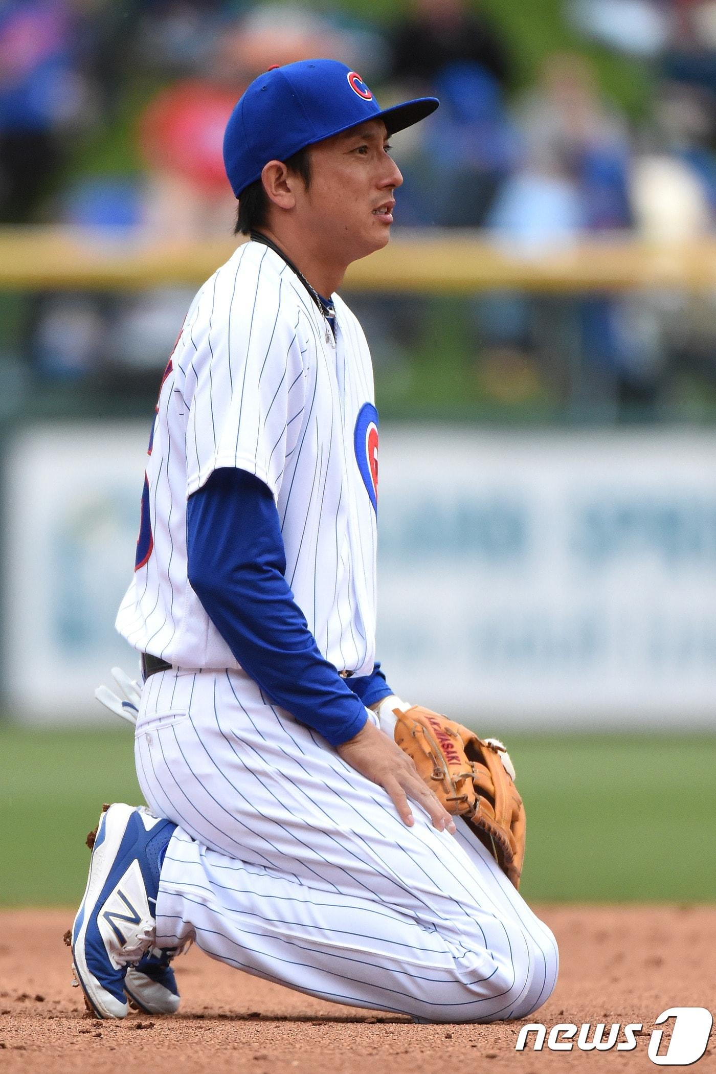 본문 이미지 - 시카고 컵스 시절 가와사키 무네노리.ⓒ AFP=News1