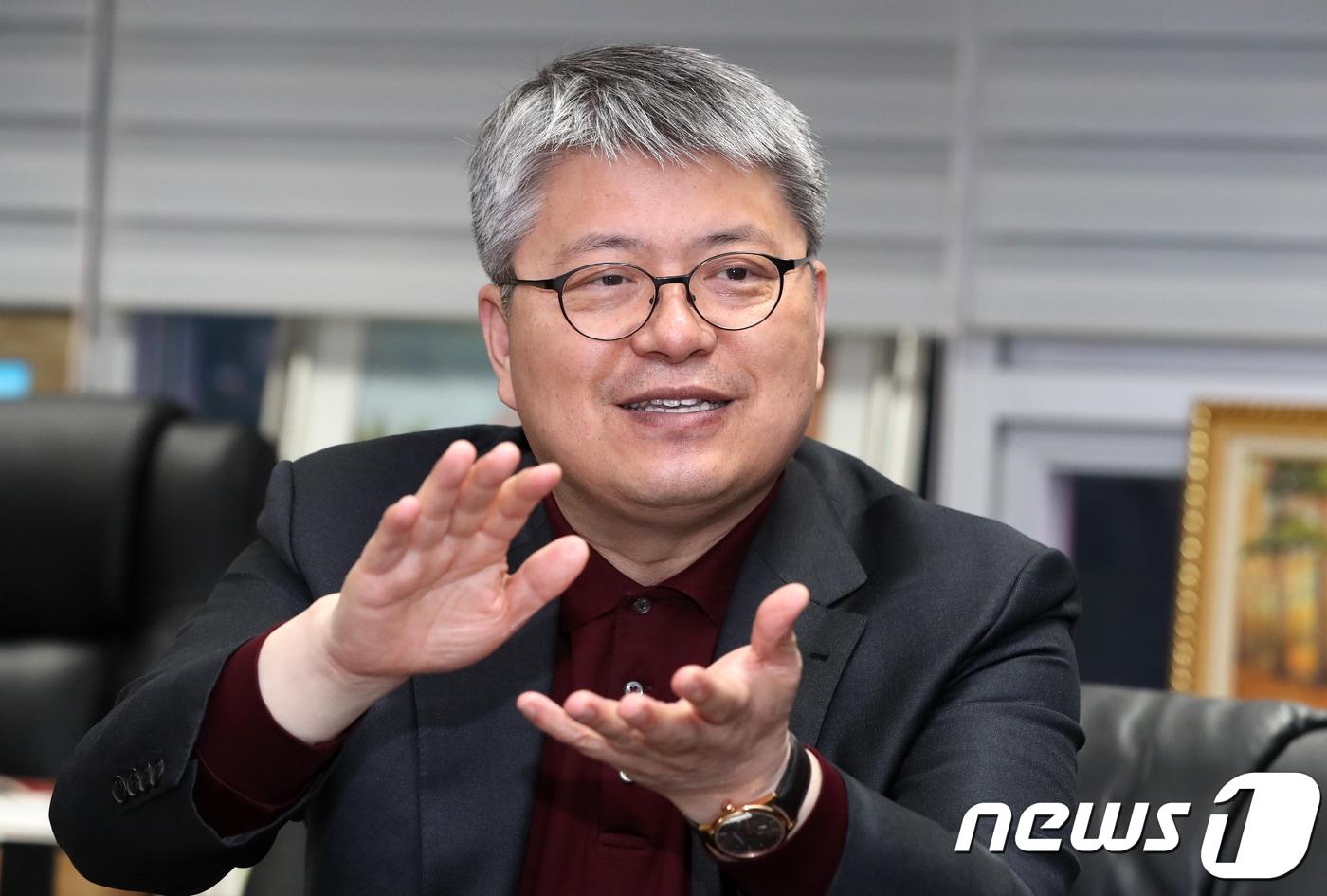 본문 이미지 - 라정찬 네이처셀 대표. ⓒ News1 이광호 기자