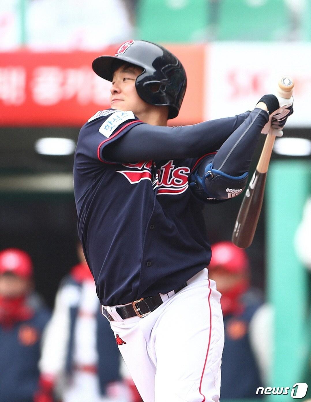 본문 이미지 - 롯데 자이언츠의 민병헌.(롯데 제공) ⓒ News1