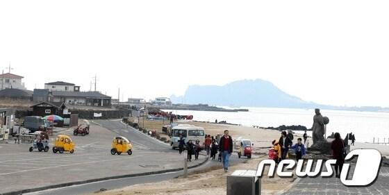 본문 이미지 - 제주시 우도면 해안가ⓒ News1