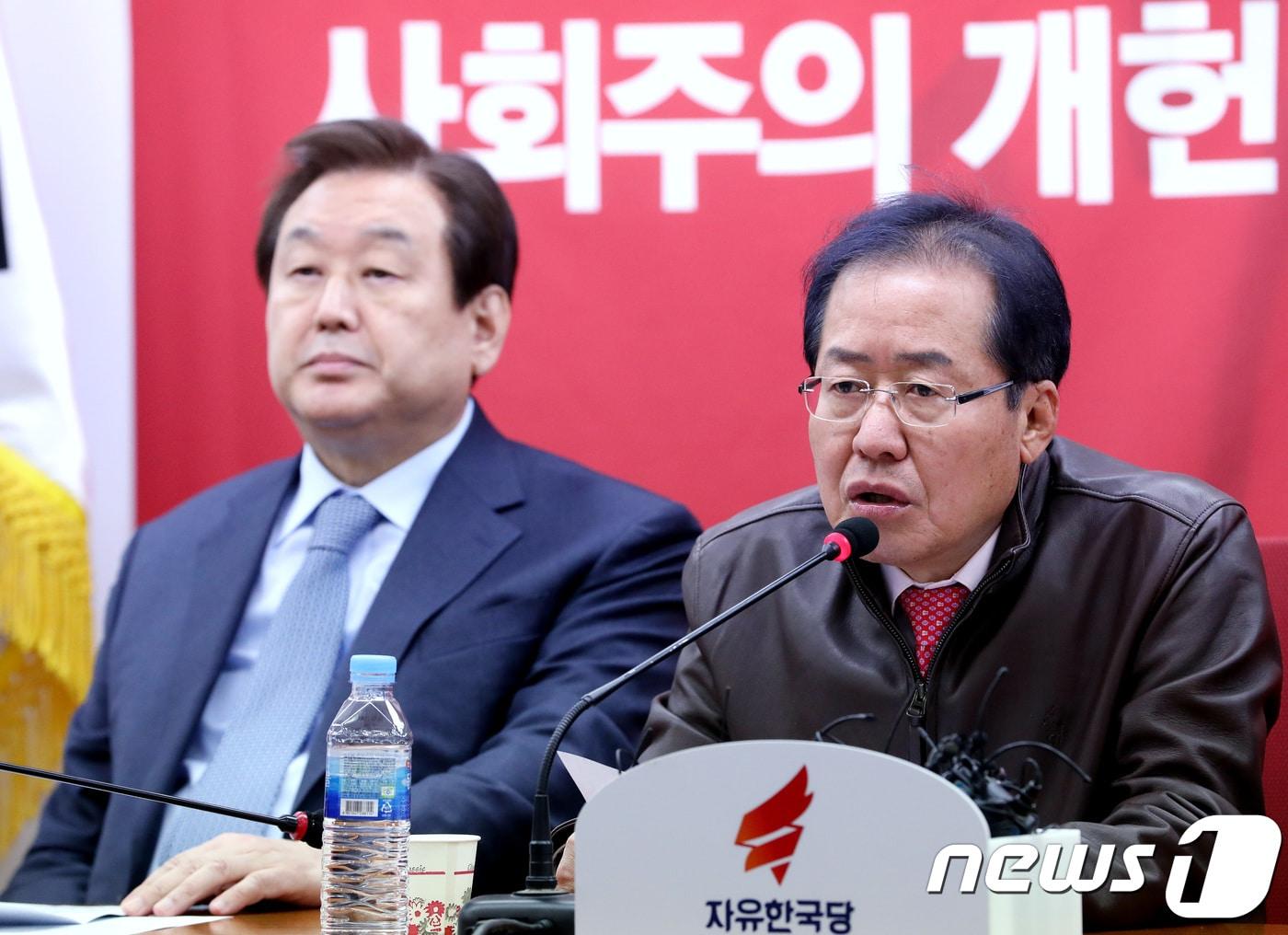 본문 이미지 - 홍준표 자유한국당 대표. 뉴스1 ⓒ News1 박정호 기자