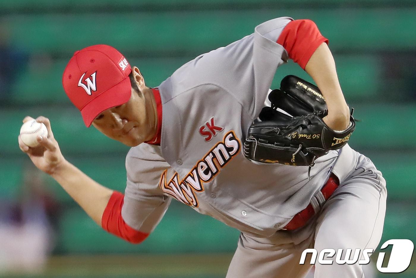 본문 이미지 - SK 와이번스 박종훈. ⓒ News1 민경석 기자