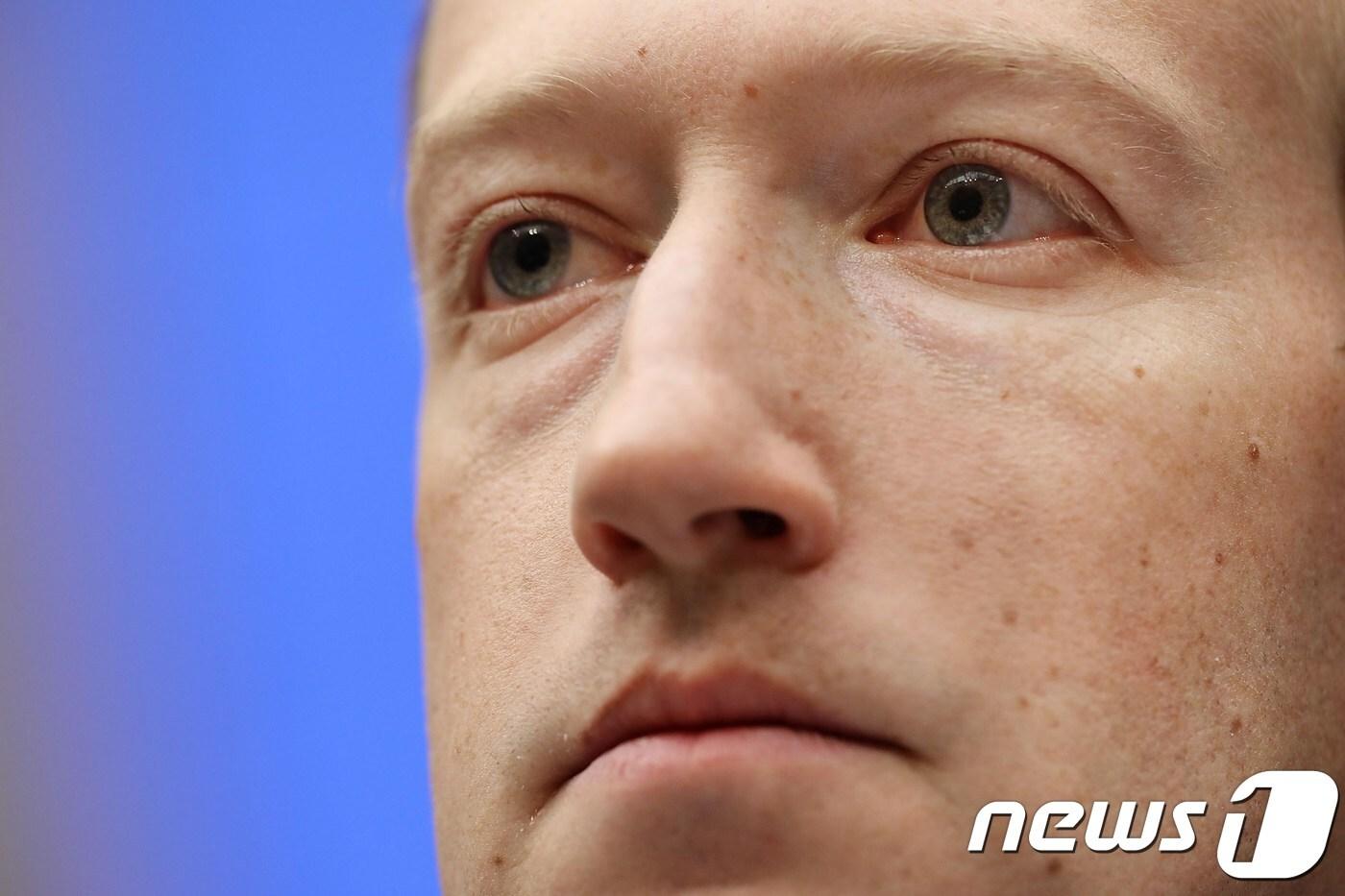 마크 저커버그 페이스북 CEO. ⓒ AFP=뉴스1 ⓒ News1 자료  사진 