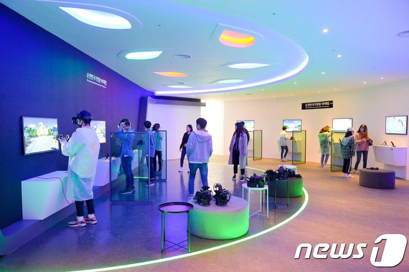 순천만정원 VR체험관.(순천시 제공)/뉴스1 ⓒ News1 지정운 기자