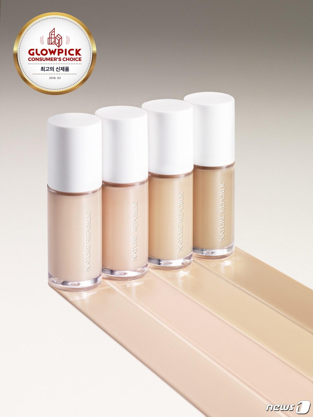 본문 이미지 - 네이처리퍼블릭은 '프로방스 에어 스킨 핏 원데이 래스팅 파운데이션'. ⓒ News1