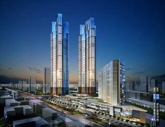 본문 이미지 - <‘송도 아트윈 푸르지오 단지내 상가’ 투시도> ⓒ News1