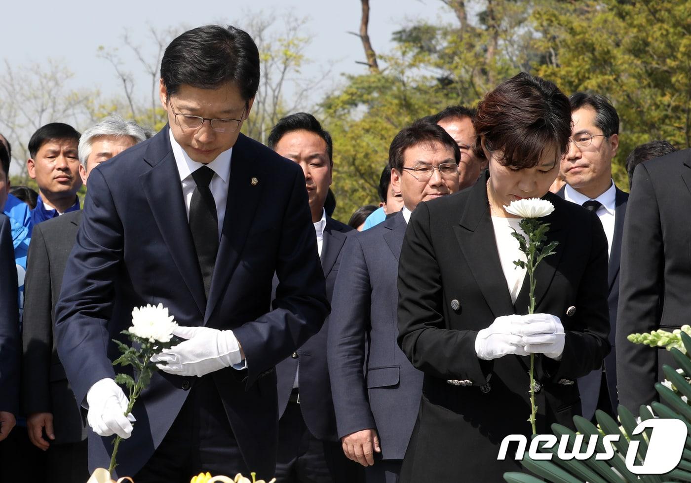 본문 이미지 - 김경수 더불어민주당 경남지사 후보. 뉴스1 ⓒ News1 여주연 기자