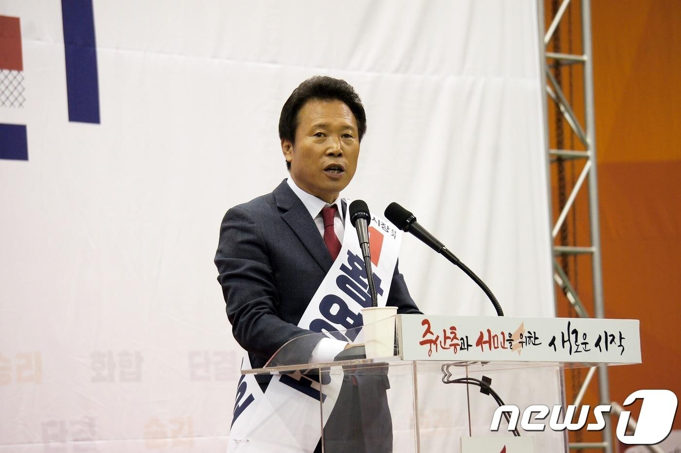 자유한국당 황영호 전 청주시의회 의장. ⓒ News1