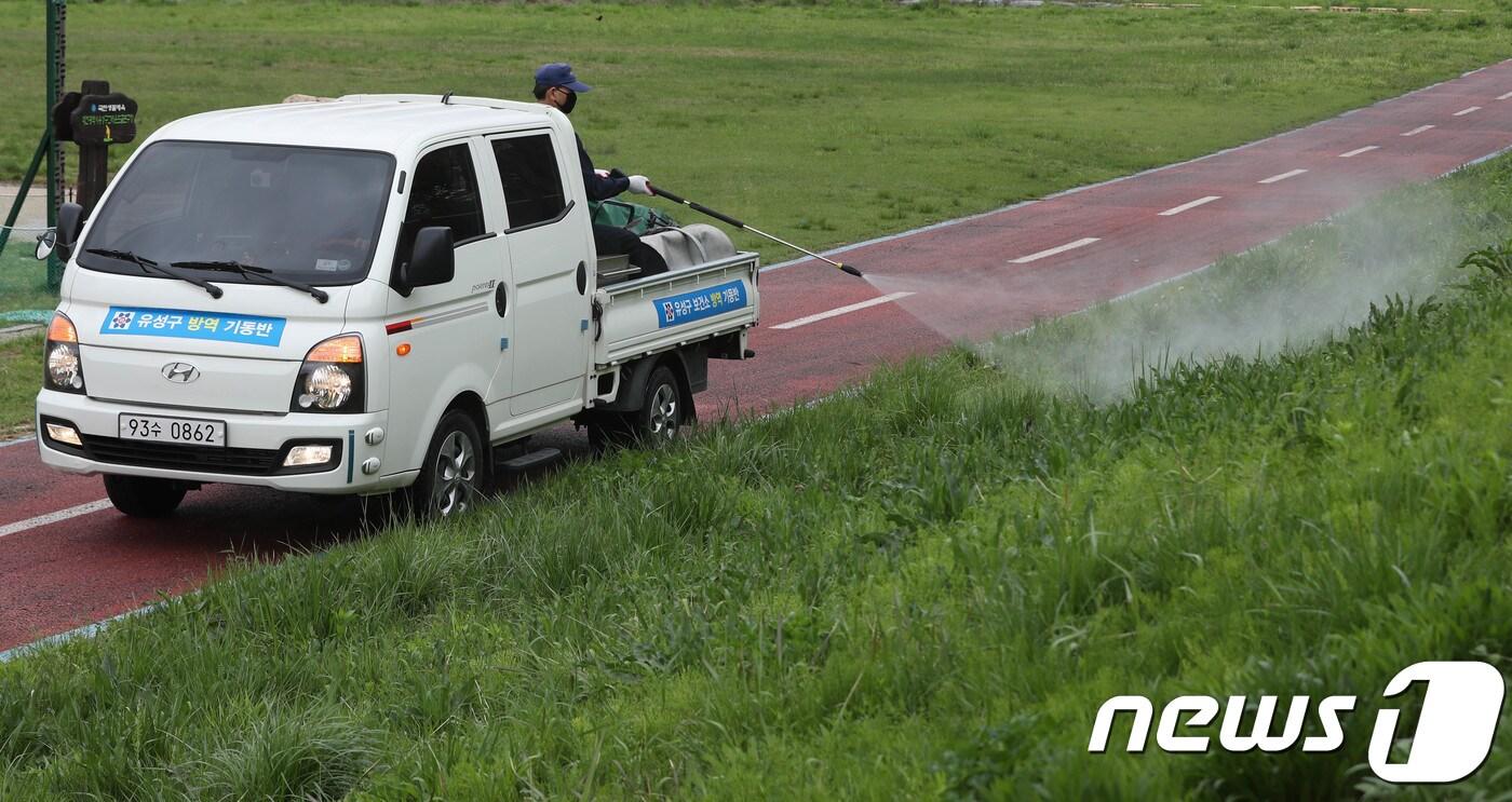 중증열성혈소판감소증후군 방역 자료사진.(뉴스1 DB)