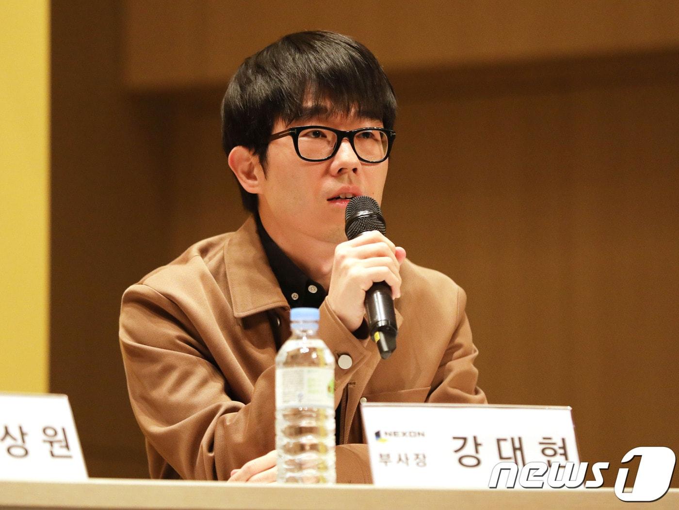 본문 이미지 - 강대현 넥슨코리아 공동대표. 2018.4.25/뉴스1 ⓒ News1 오장환 기자