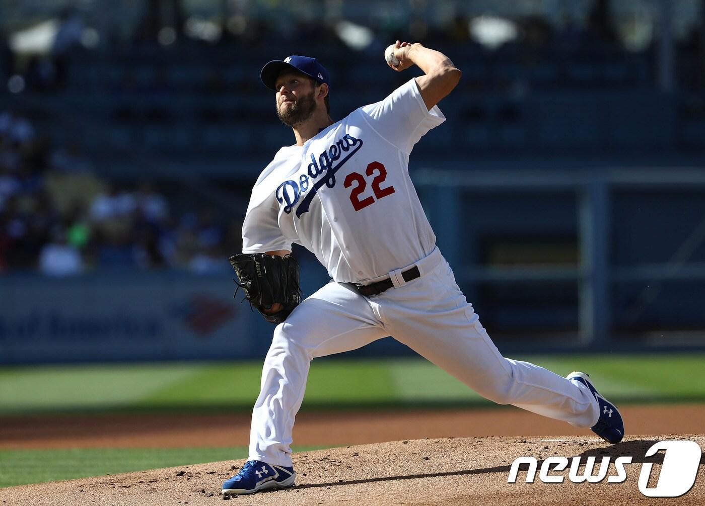 본문 이미지 - LA 다저스 클레이튼 커쇼. ⓒAFP=News1
