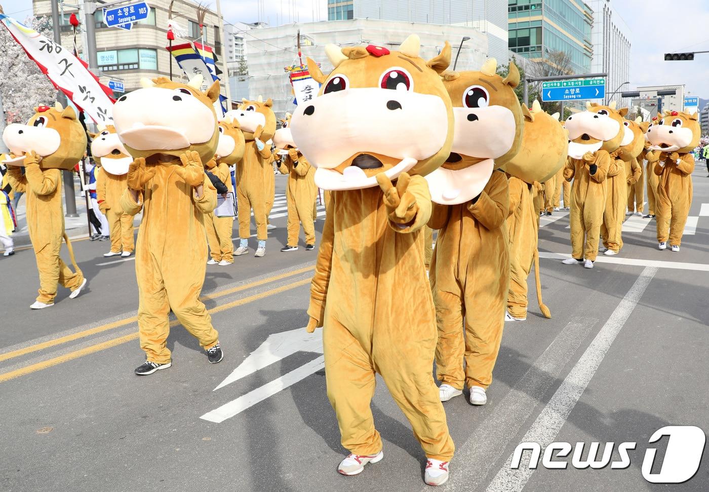 본문 이미지 - 횡성한우 캐릭터/뉴스1  DB ⓒ News1