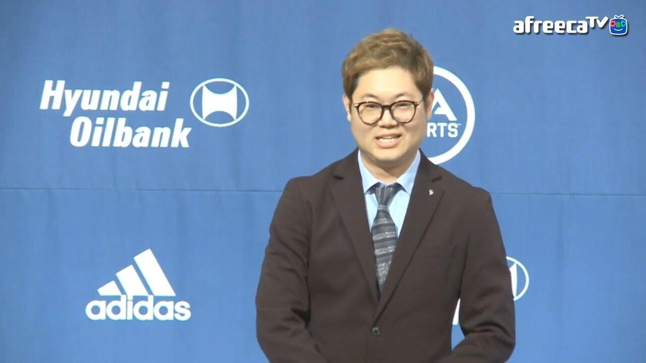 본문 이미지 - 2018 수원 JS컵 U19 국제 청소년 축구대회 홍보대사 감스트(JS파운데이션 제공). ⓒ News1