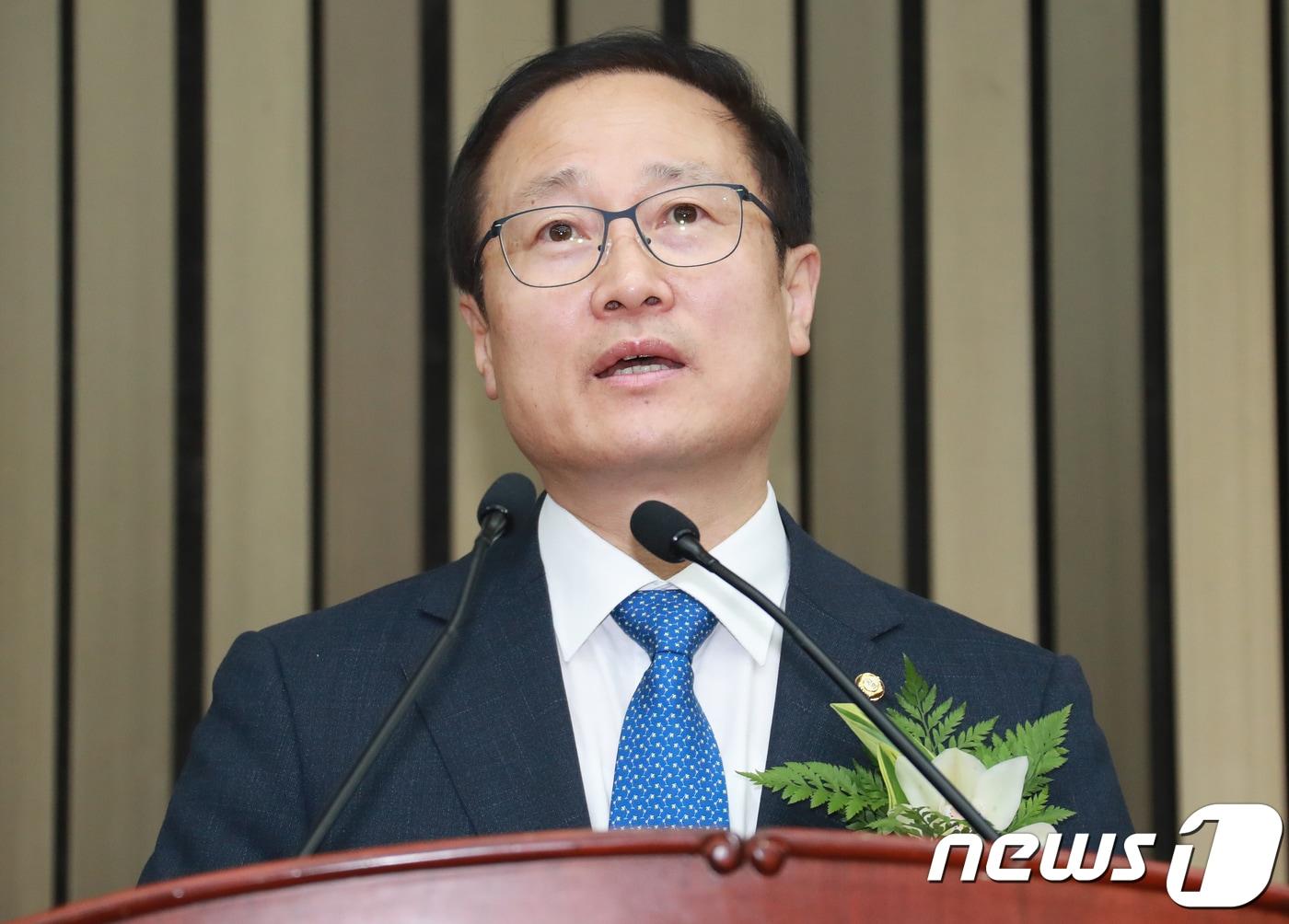 본문 이미지 - 홍영표 원내대표. ⓒ News1 이동원 기자