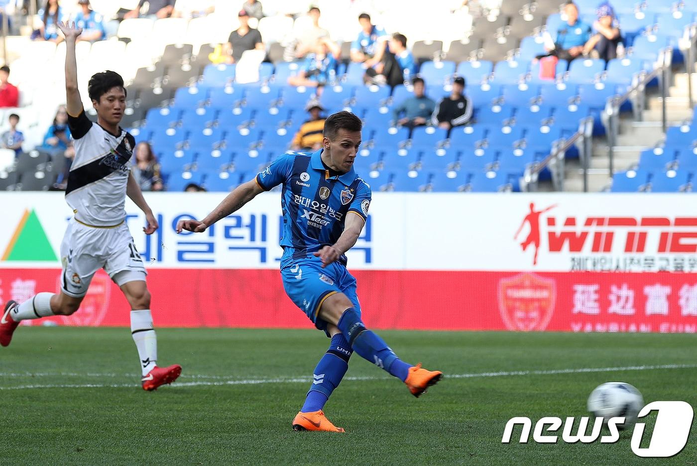 지난해 울산 유니폼을 입고 K리그를 누빈 오르샤. /뉴스1 ⓒ News1 이윤기 기자