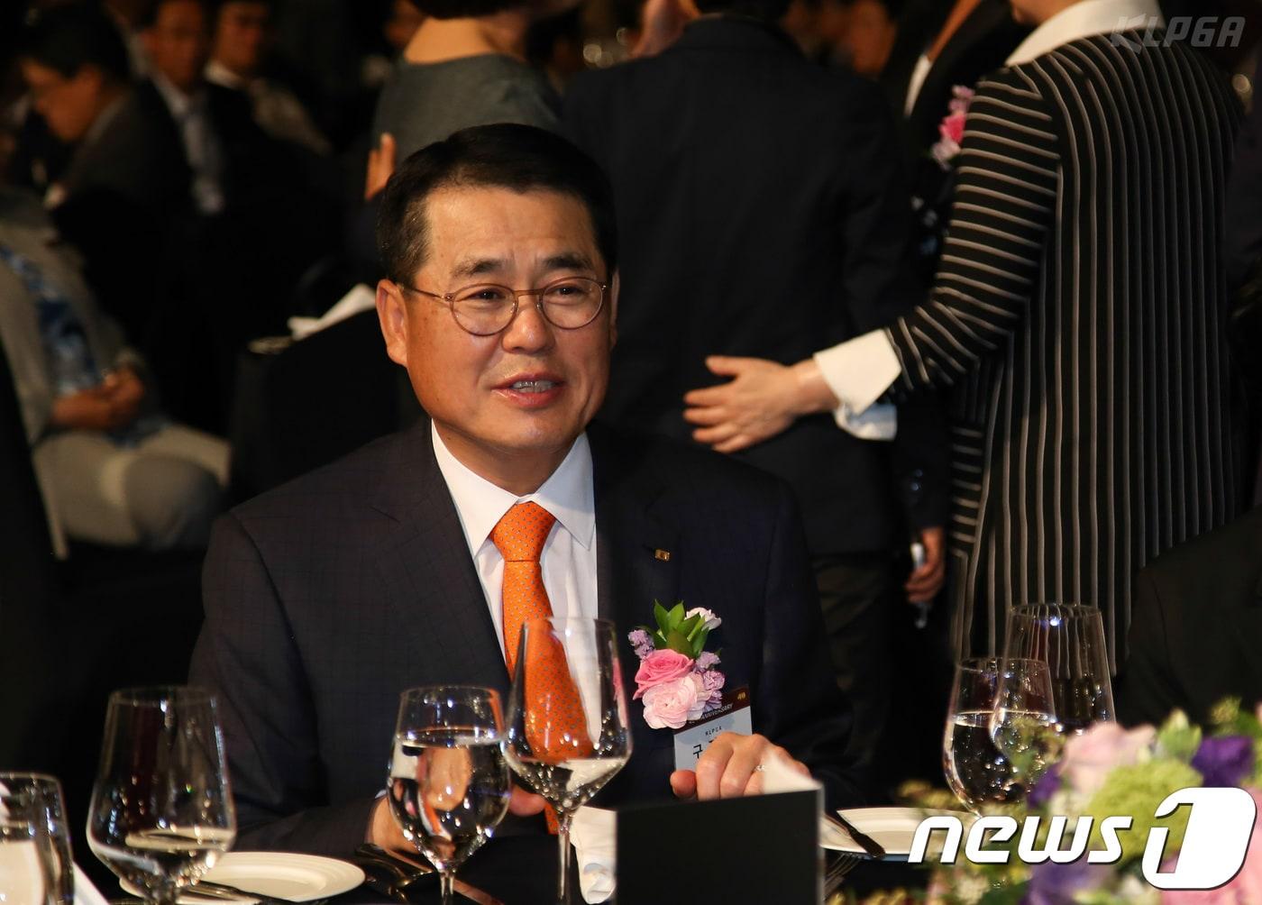 본문 이미지 - 구자용 E1 대표이사.(KLPGA 제공) 2018.5.14/뉴스1