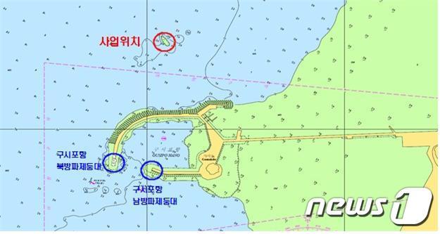 본문 이미지 - 고창 구시포항 북방등표설치 위치도ⓒ News1