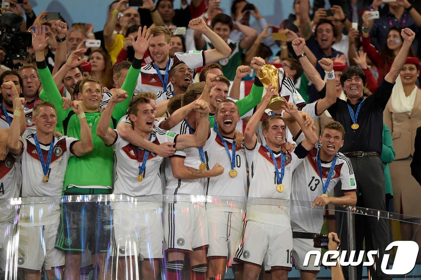 2014년 브라질 월드컵에 이어 대회 2연패에 도전하는 독일. ⓒAFP=News1